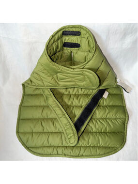 LL Bean Med/Large Olive Green Puffer Dog Vest Parka